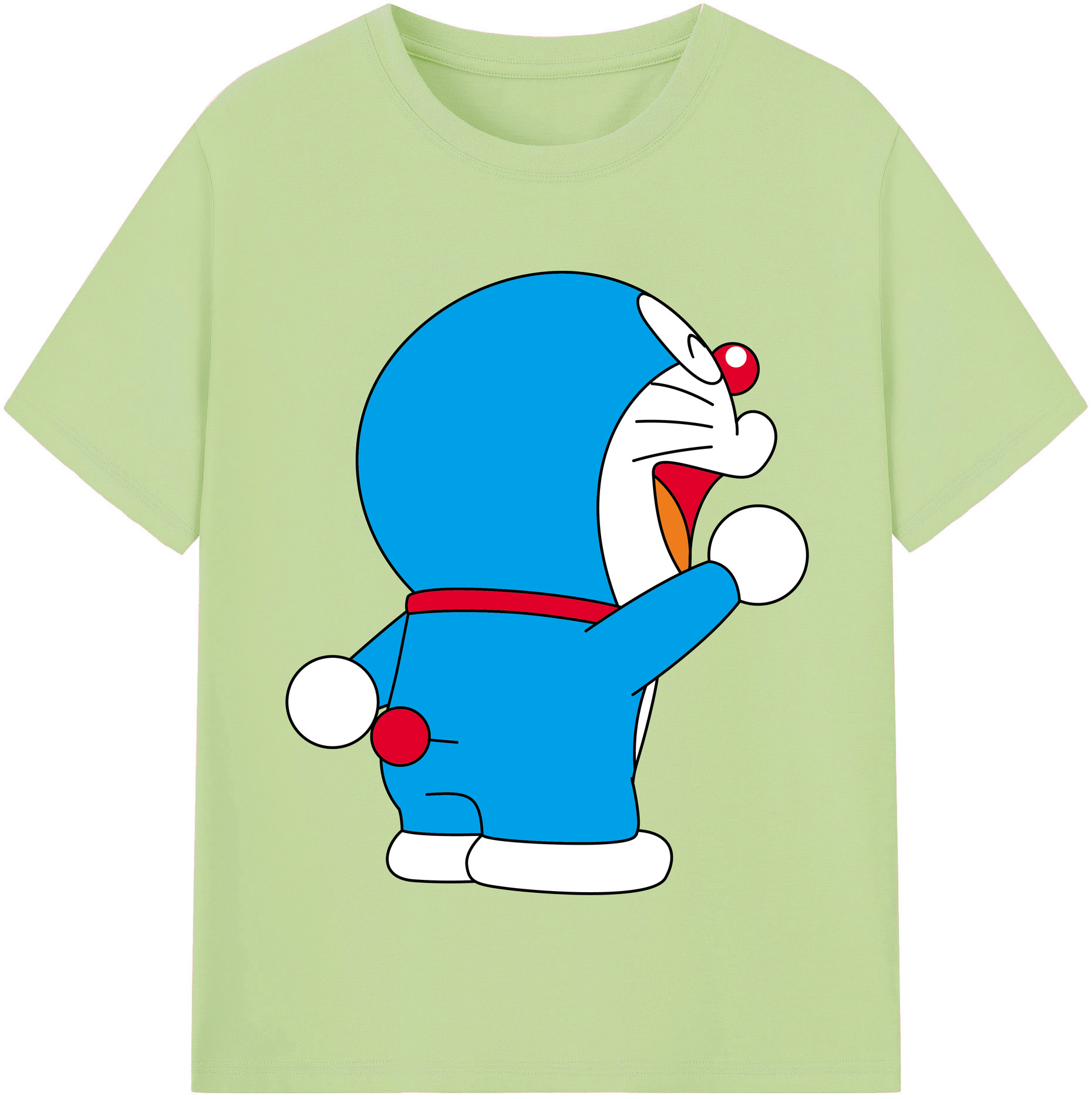 （画像用） ドラえもん Doraemon 綿100％半袖Tシャツ（フロントプリント）